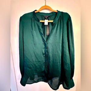 Green blouse